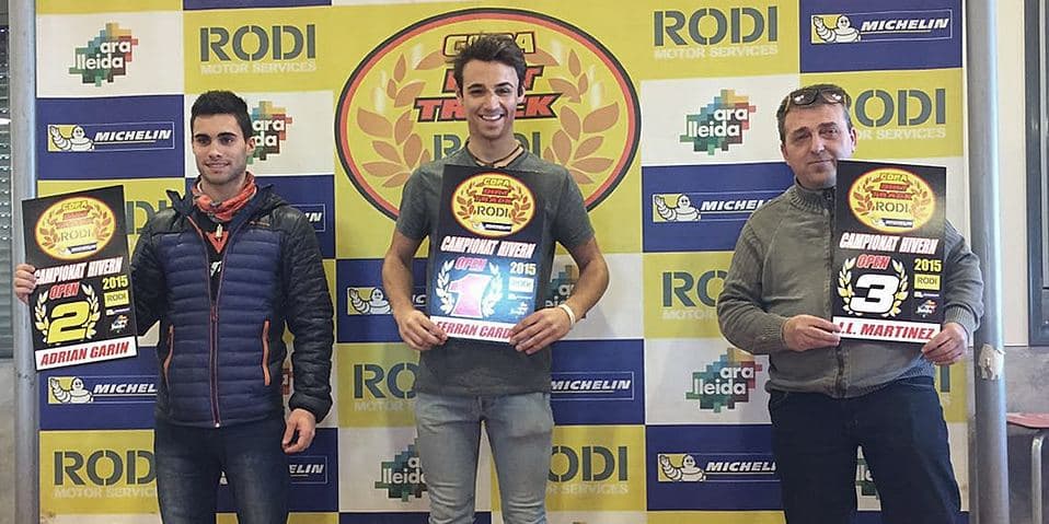 Guanyadors categoria Open Hivern Copa Rodi Dirt Track 2016