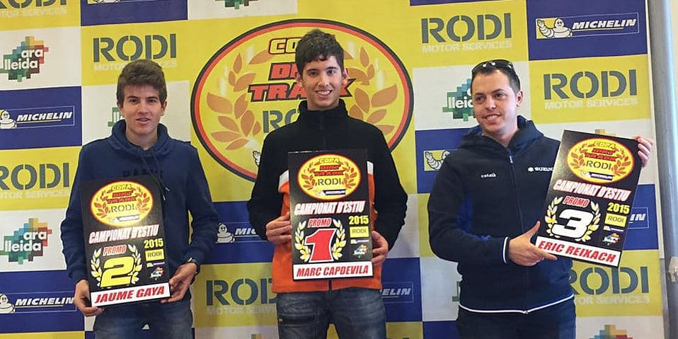 Guanyadors categoria Promo Copa Rodi Dirt Track 2015