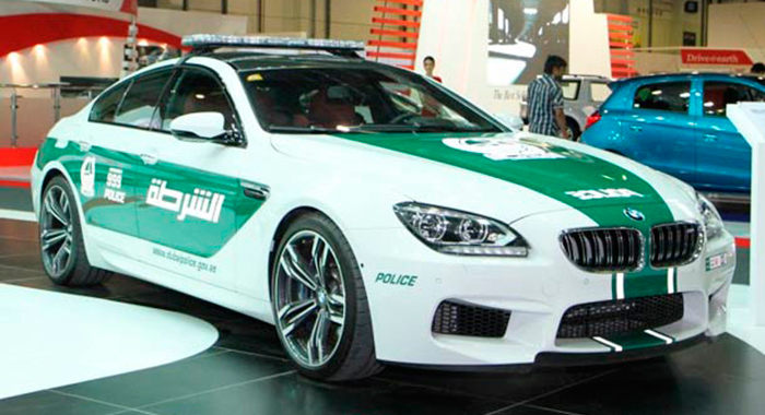 Cotxe de Policia BMW M6 Gran Coupe