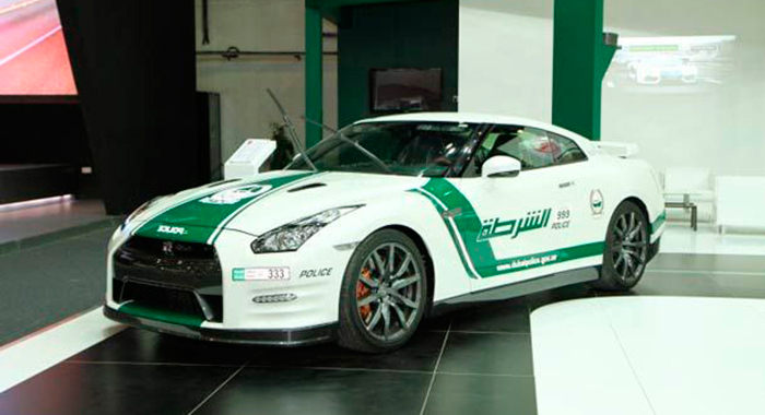 Cotxe de Policia Nissan GTR