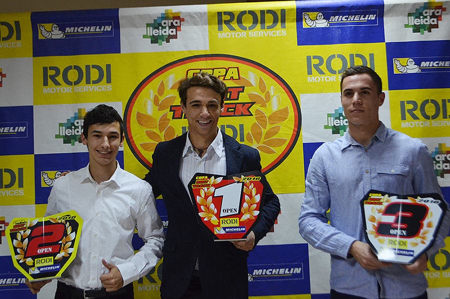 Guanyadors categoria Open Copa Rodi Dirt Track 2016 