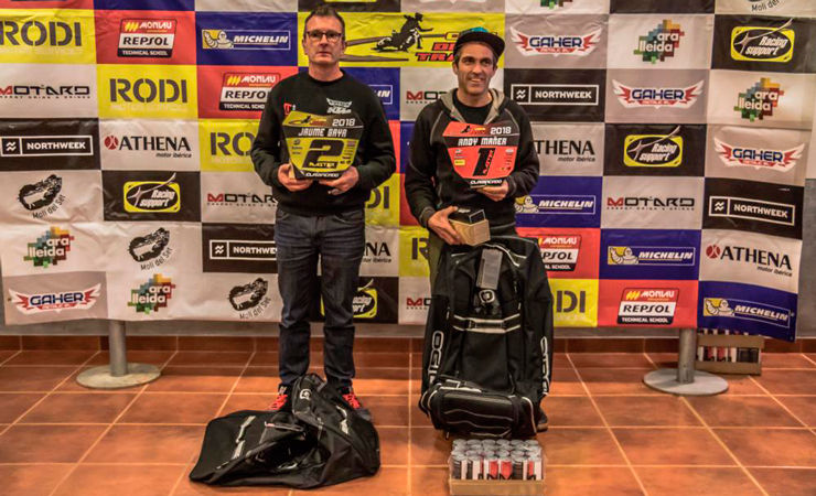 Guanyadors categoria Màsters Copa Rodi Dirt Track 2018