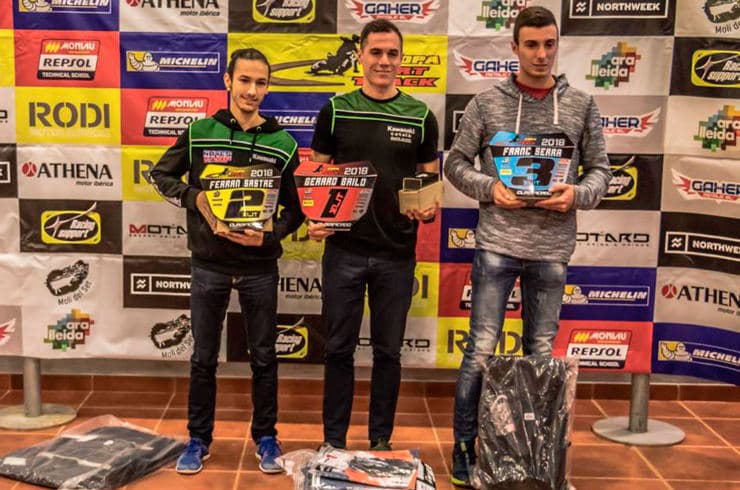 Guanyadors categoria Màsters Copa Rodi Dirt Track 2018