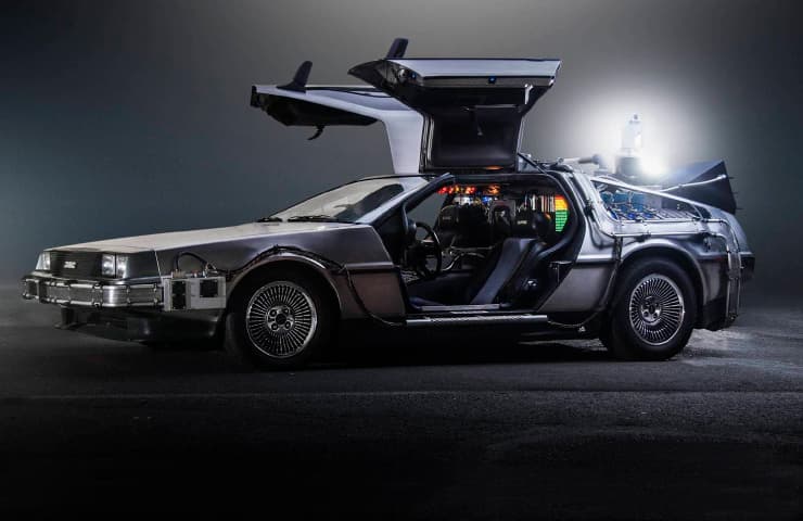 cotxe delorean retorn al futur